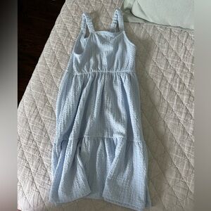 Zara Light Blue Sleeveless Kids Dress